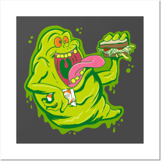 2-Sided Slimer Tea Posters and Art